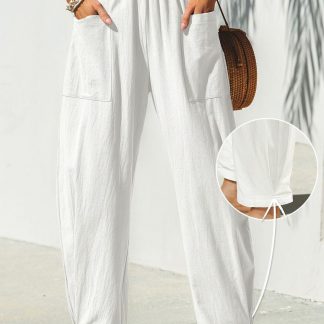 Seaside Escape White Pants