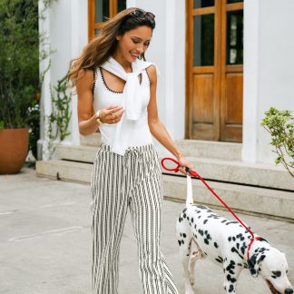 Once in a Blue Moon Striped Pants