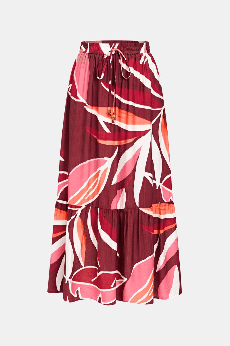 Meadow Walk Tropical Maxi Skirt - Image 6