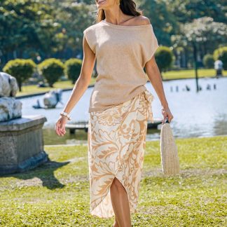 Tulum Heat Paisley Midi Skirt