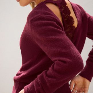 Plot Twist Red Sweater