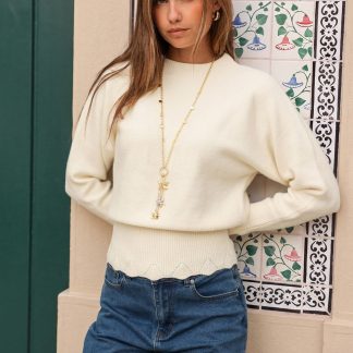 Vanilla Sky Beige Sweater
